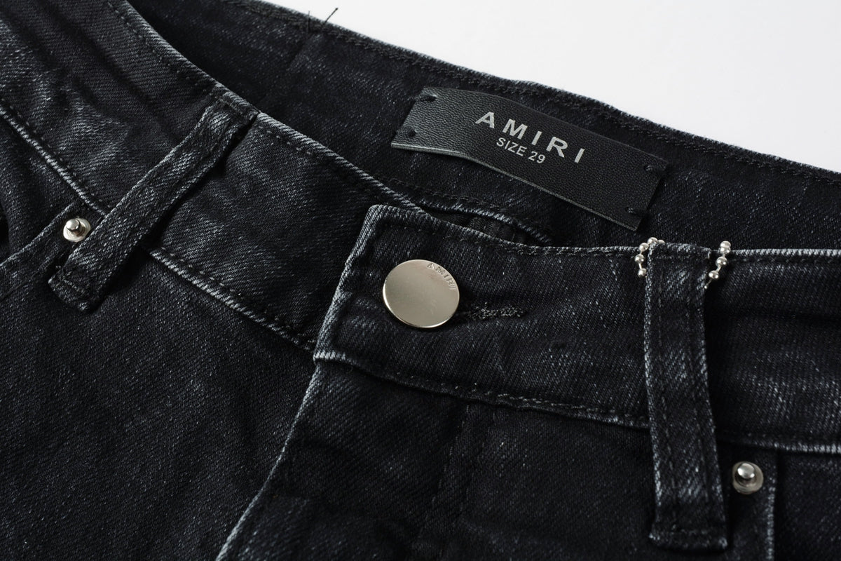 Black Blue Logo jean