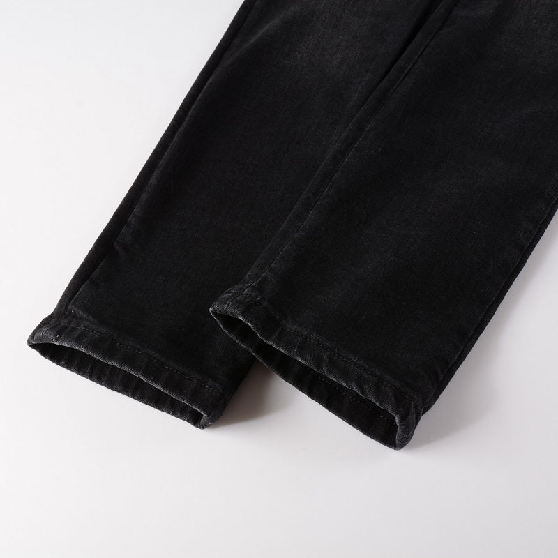 Black Logo Jeans