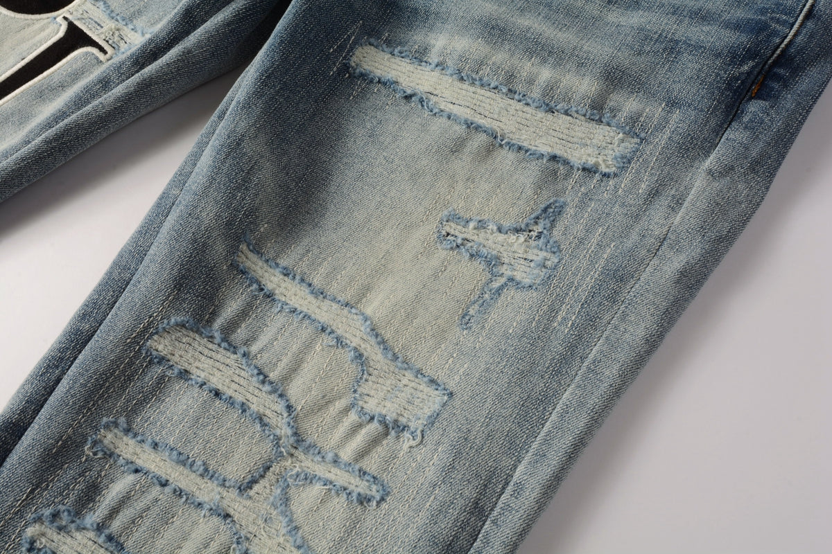 Scattered Logo Jean