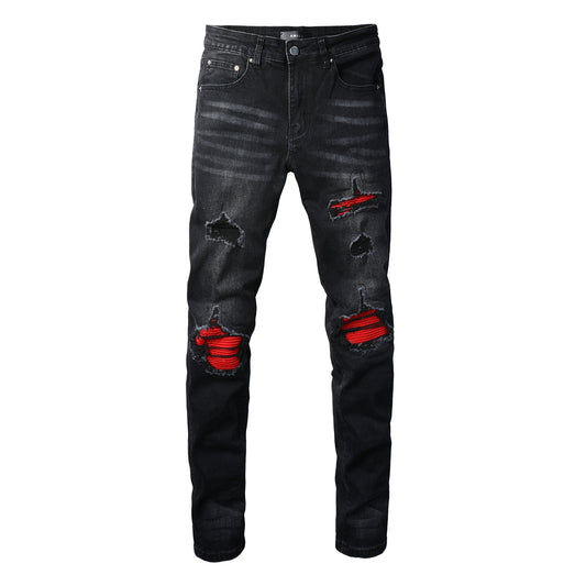 Red Patch Jeans