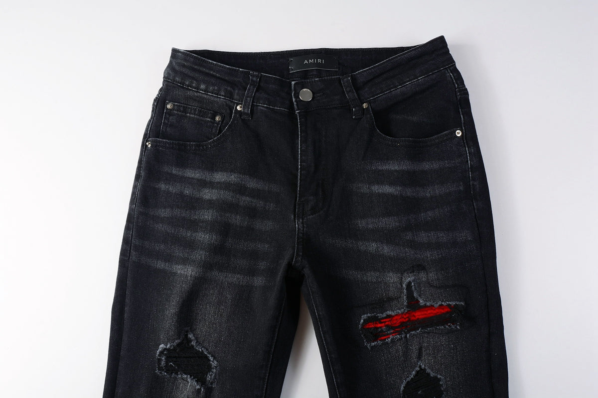 Red Patch Jeans